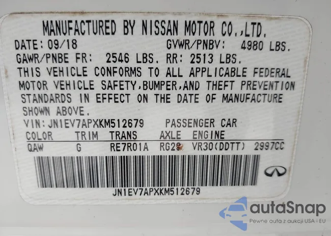 JN1EV7APXKM512679: 38136618