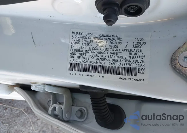 2HGFC2F66LH543606: 38140953