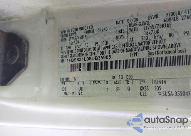 1FBSS31L08DB35985: 38167794