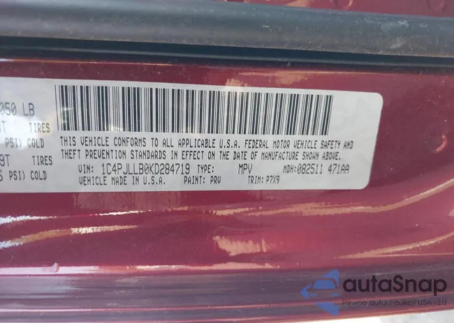 1C4PJLLB0KD284719: 38176526