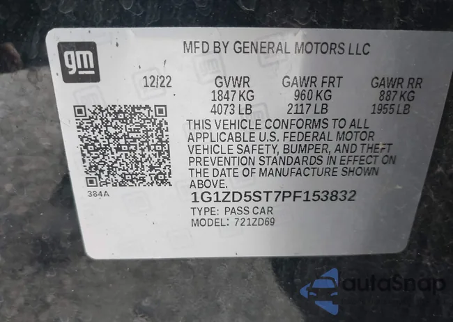 1G1ZD5ST7PF153832: 38180701