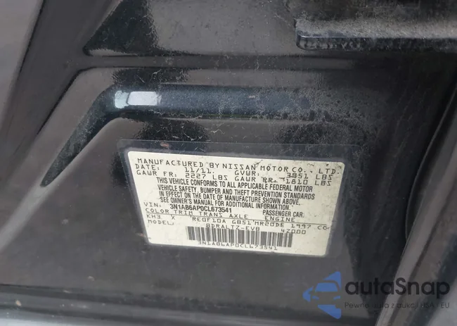 3N1AB6AP0CL673541: 38189702