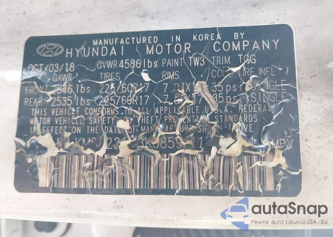 KM8J23A43KU859611: 38200929