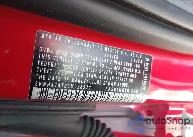 3VWHX7AT8EM628972: 38204190