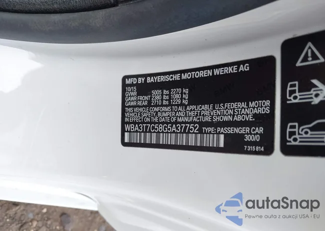 WBA3T7C58G5A37752: 38206178