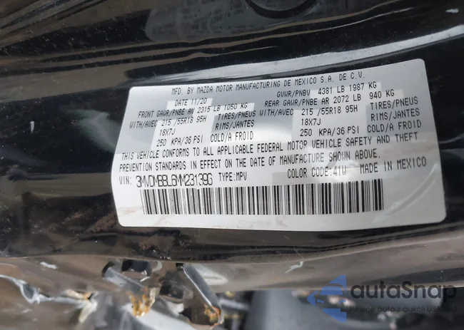 3MVDMBBL6MM231396: 38209609