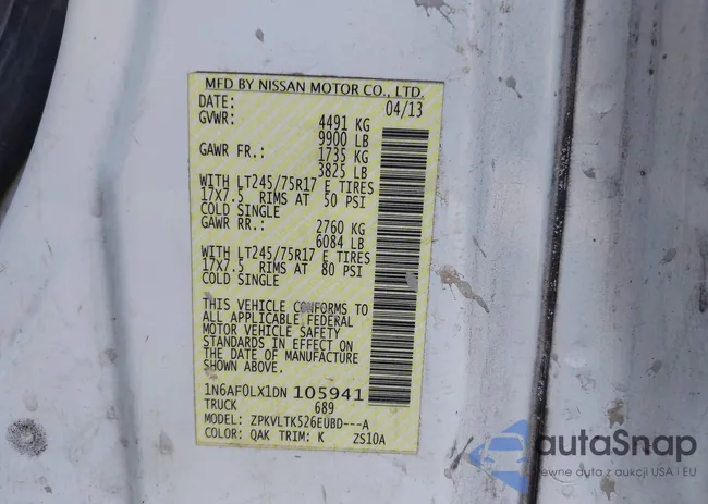 1N6AF0LX1DN105941: 38215283