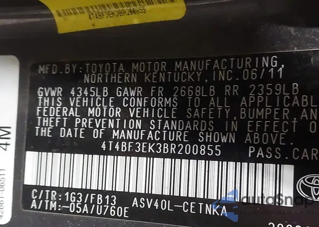 4T4BF3EK3BR200855: 38218671