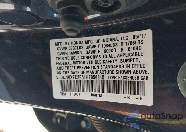 19XFC2F51HE056810: 38223306