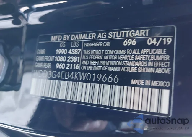 WDD3G4EB4KW019666: 38223774