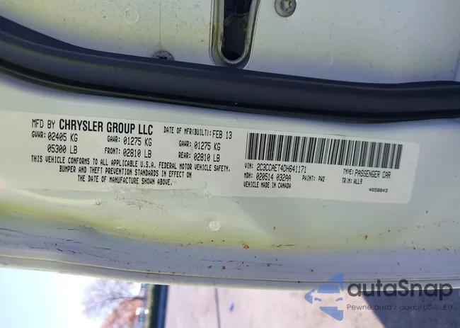 2C3CCAET4DH641171: 38234011