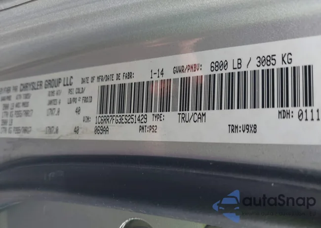 1C6RR7FG3ES251429: 38259442