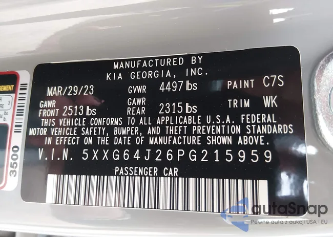 5XXG64J26PG215959: 38269682