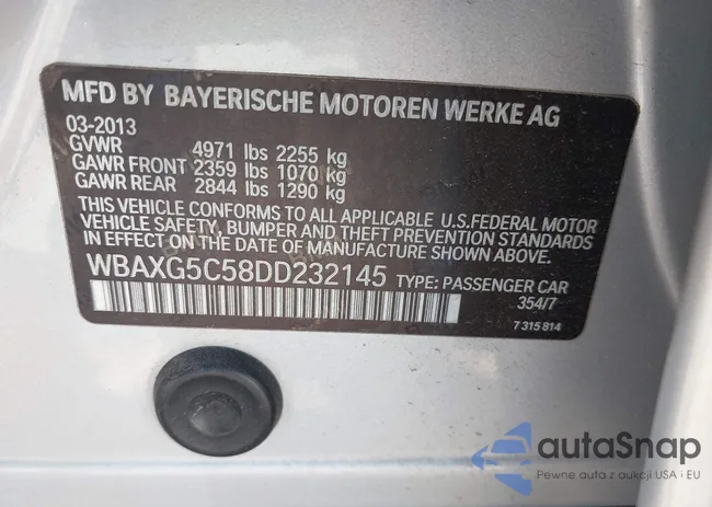 WBAXG5C58DD232145: 38272203