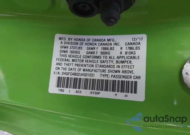 2HGFC4B02JH301051: 38279394