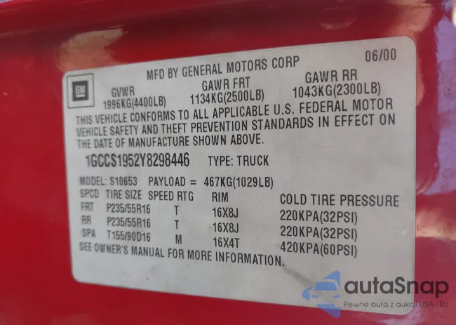 1GCCS1952Y8298446: 38282477