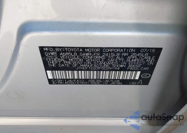 JTHCF1D27F5029194: 38318643