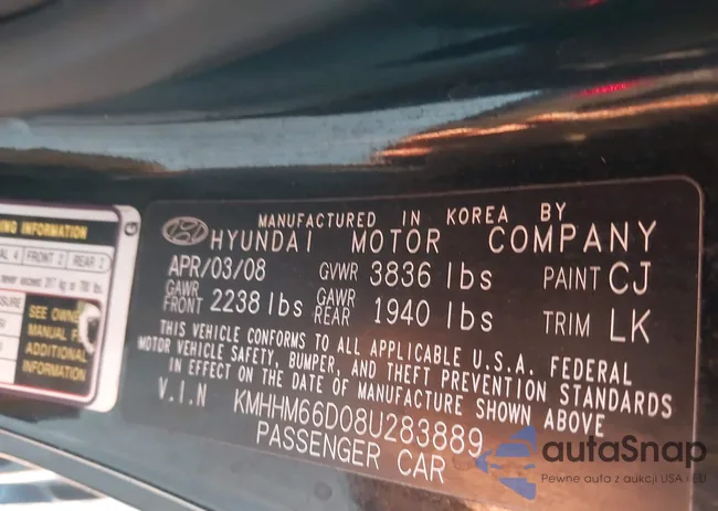 KMHHM66D08U283889: 38334944