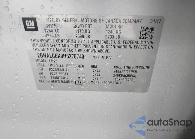 2GNALCEK0H6278740: 38335256