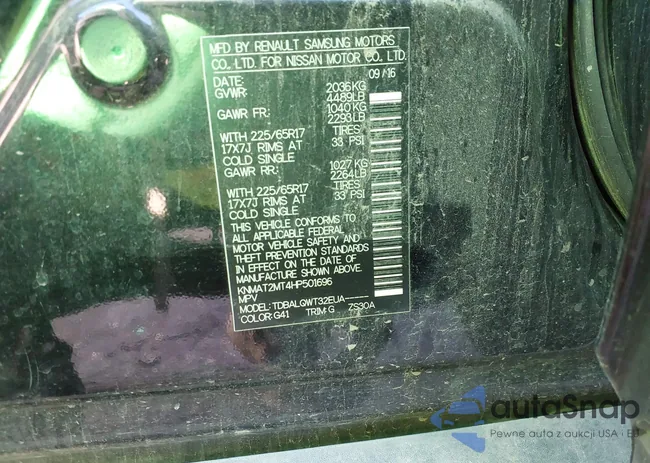 KNMAT2MT4HP501696: 38339256