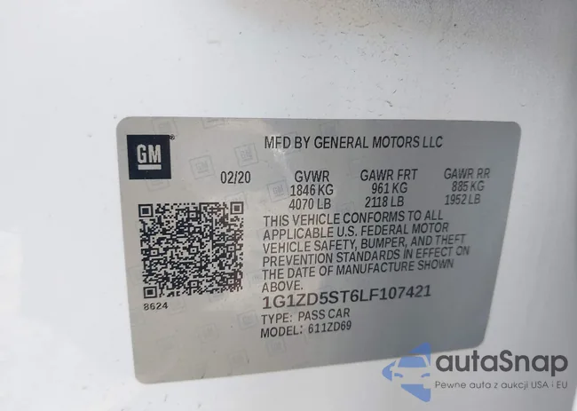 1G1ZD5ST6LF107421: 38341733