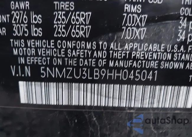 5NMZU3LB9HH045041: 38341928