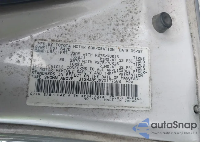 JT3HJ85JXV0177568: 38355553