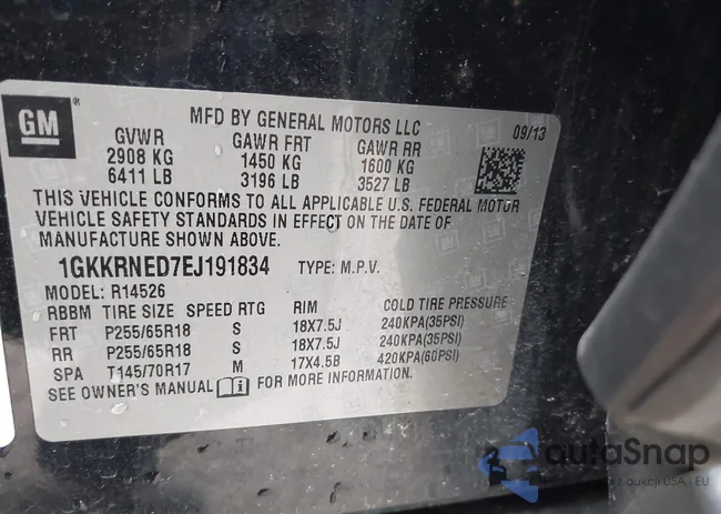 1GKKRNED7EJ191834: 38361908