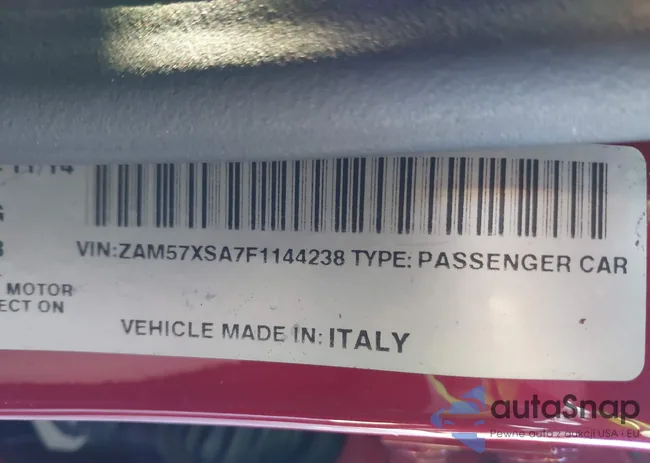 ZAM57XSA7F1144238: 38393369