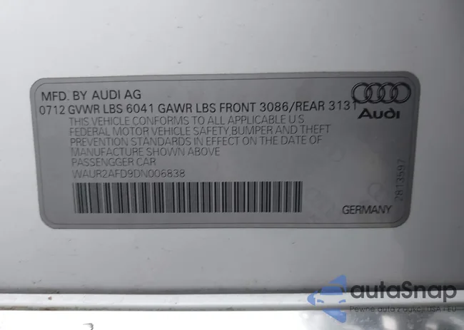 WAUR2AFD9DN006838: 38404976