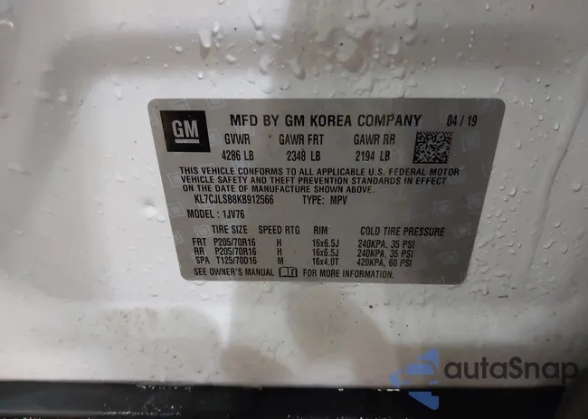 KL7CJLSB8KB912566: 38412153