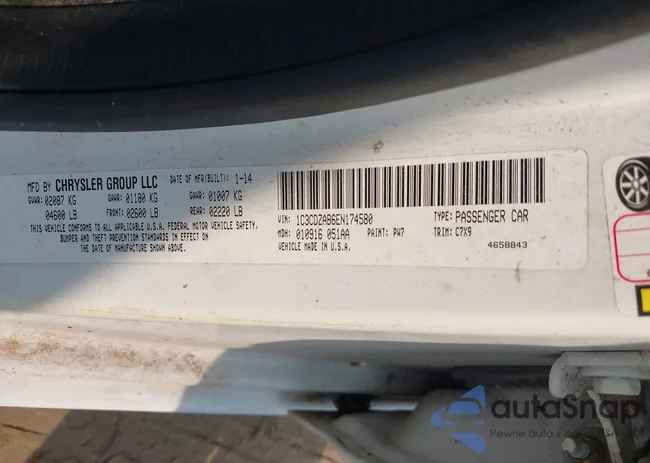 1C3CDZAB6EN174580: 38414771