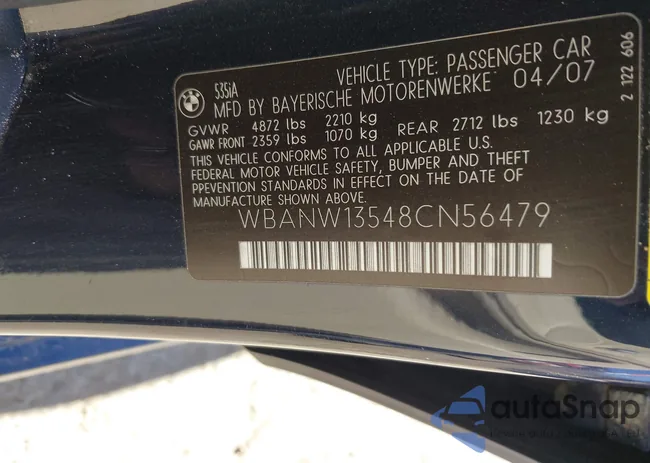 WBANW13548CN56479: 38418053