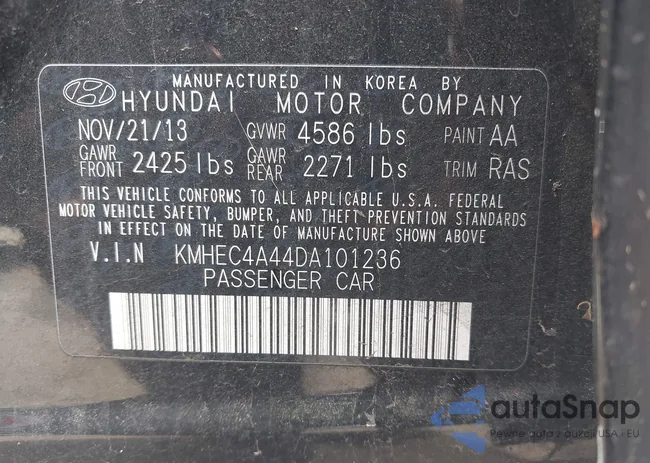 KMHEC4A44DA101236: 38423934