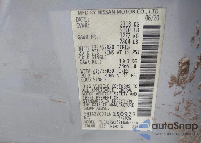 5N1AZ2CJ3LN150973: 38423234