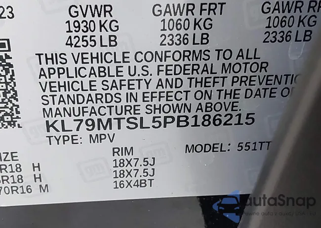 KL79MTSL5PB186215: 38450918