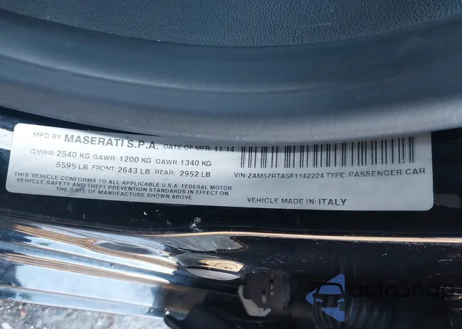 ZAM57RTA5F1142224: 38453762