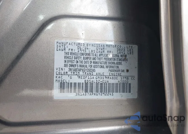 3N1AB7APXGY292245: 38454741