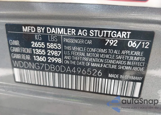 WDDNG7DB0DA496526: 38458315
