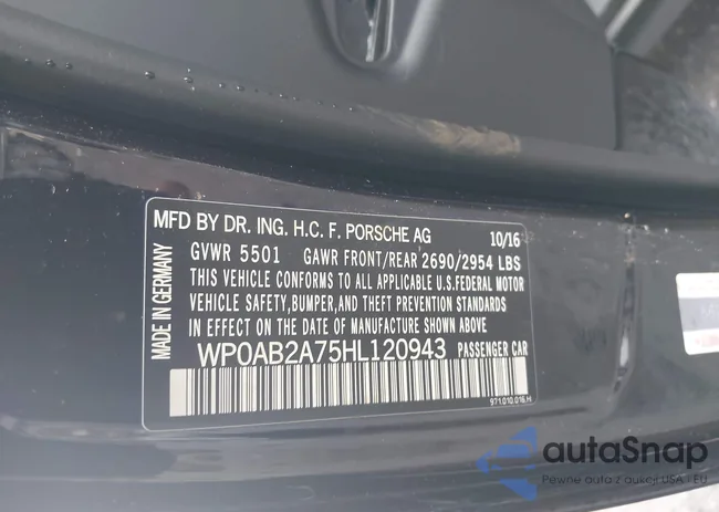 WP0AB2A75HL120943: 38461860