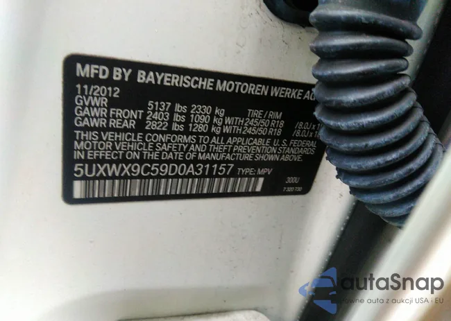 5UXWX9C59D0A31157: 38471324