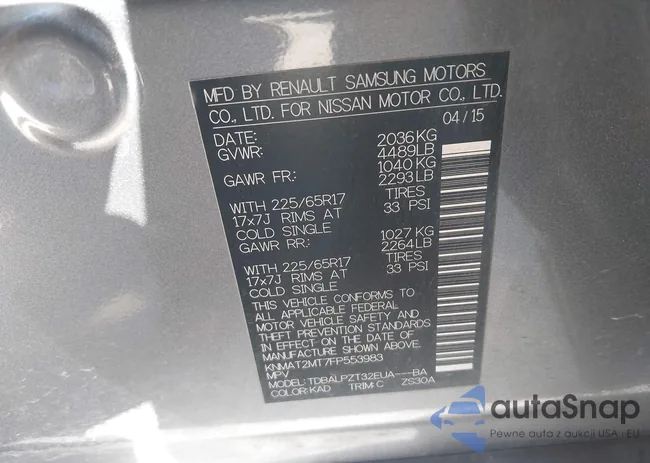 KNMAT2MT7FP553983: 38486701