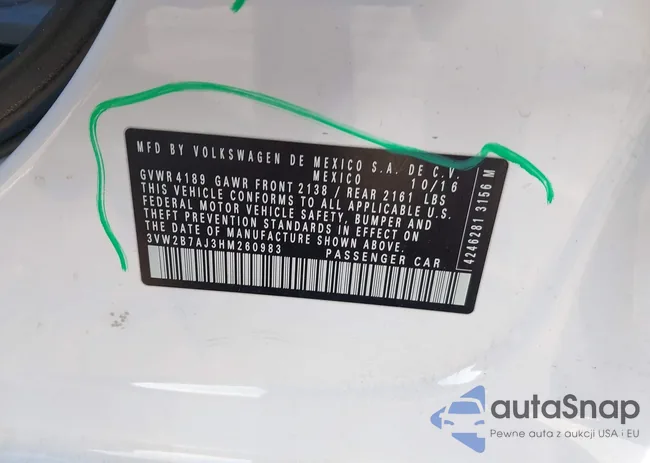 3VW2B7AJ3HM260983: 38497614