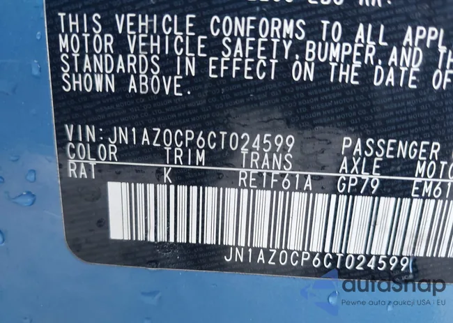 JN1AZ0CP6CT024599: 38498151