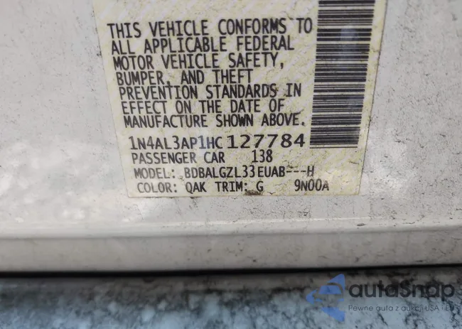 1N4AL3AP1HC127784: 38502806