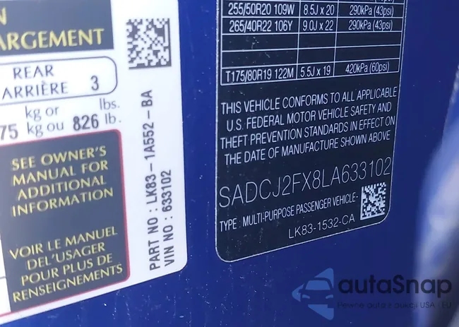 SADCJ2FX8LA633102: 38511253