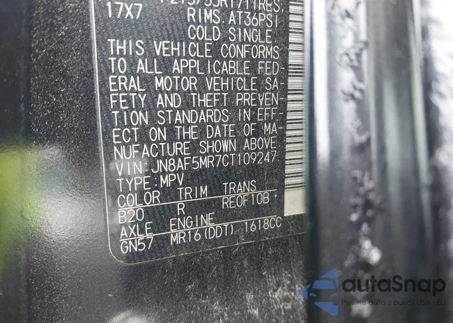 JN8AF5MR7CT109247: 38517058