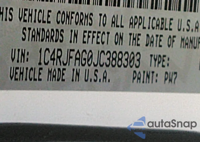 1C4RJFAG0JC388303: 37557372