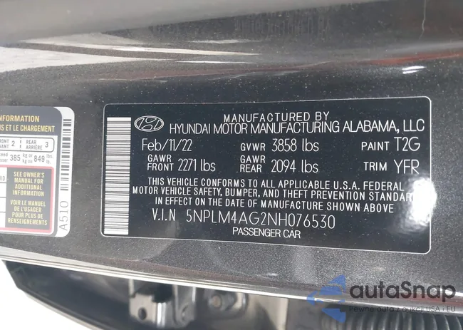 5NPLM4AG2NH076530: 37559322