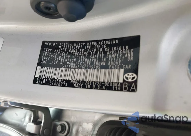 5YFBURHE1GP515705: 37563915